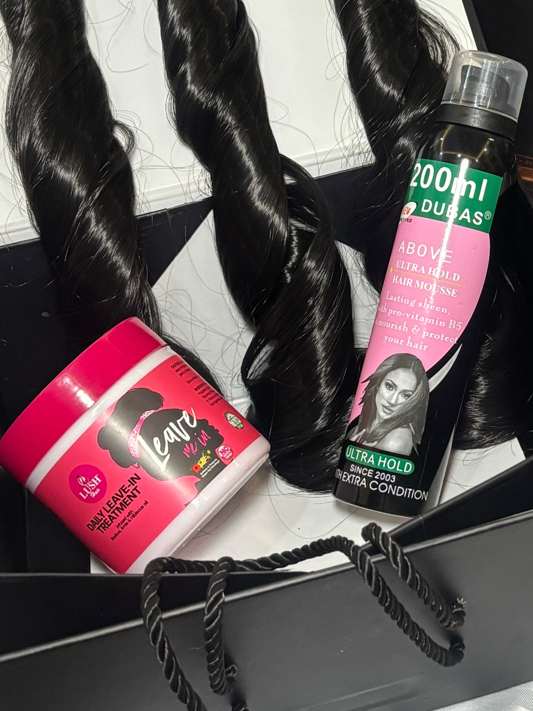 Mini mouse and leave in conditioner